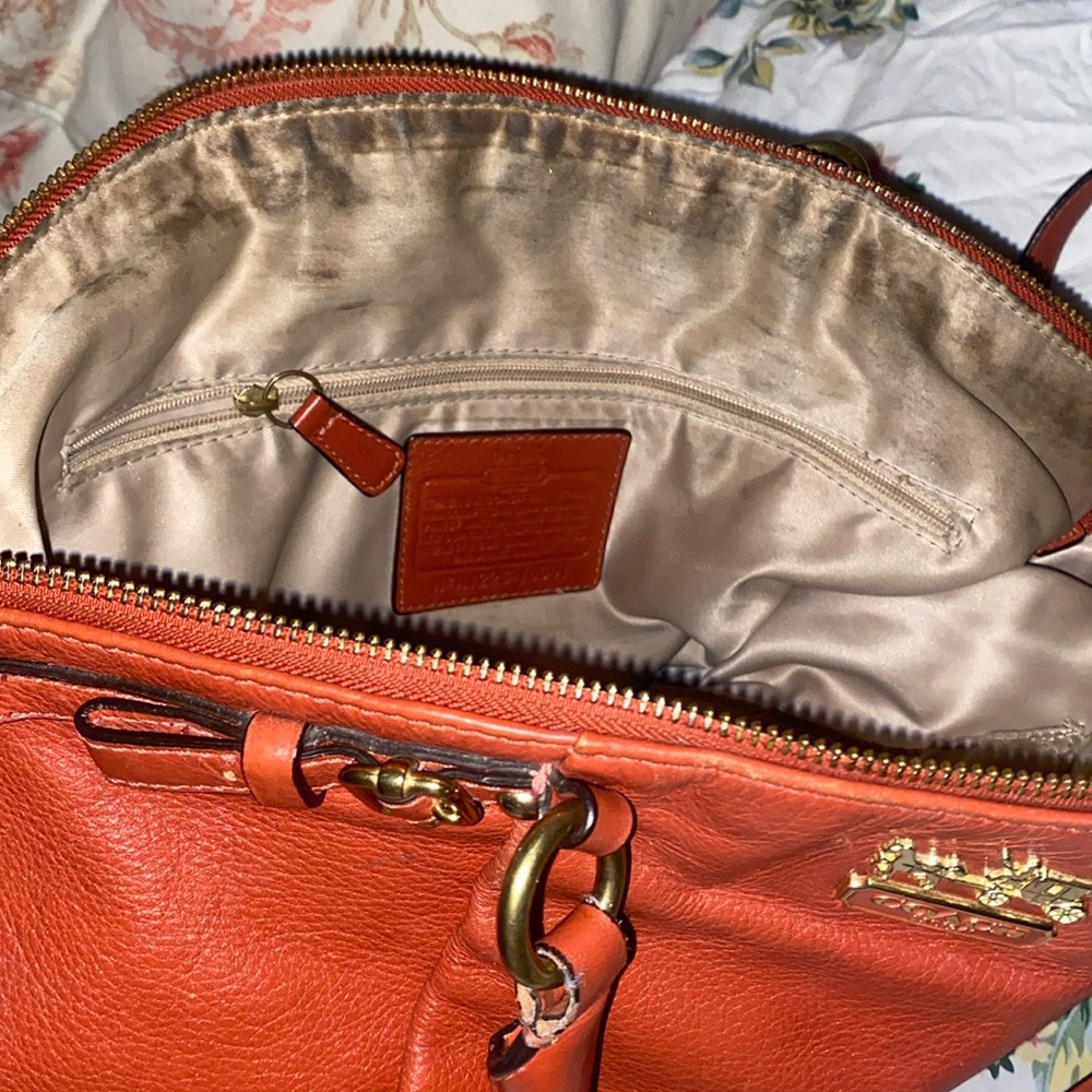 Large Coach Scout Hobo Leather Bag - Picture 3 of 4